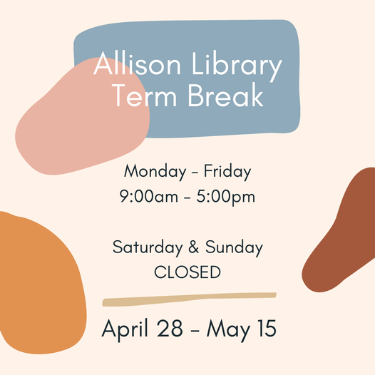 Spring and Summer Hours