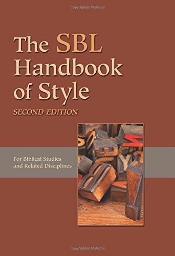 SBL Handbook of Style